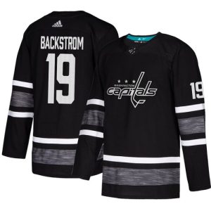 #19 Nicklas Backstrom Schwarz 2019 All-Star Game Parley Authentic